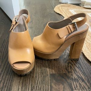 worn maybe twice zara basic heel